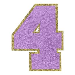 Bildspel - Tygmärke Siffra Lila