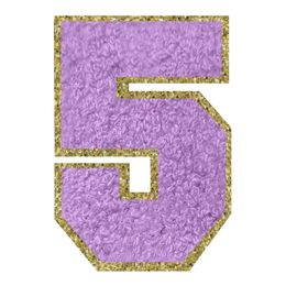 Bildspel - Tygmärke Siffra Lila
