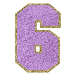 Bildspel - Tygmärke Siffra Lila