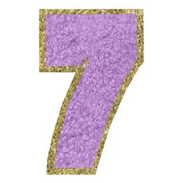 Bildspel - Tygmärke Siffra Lila