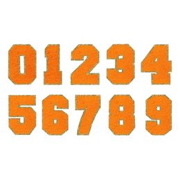 Tygmärke Siffra Orange