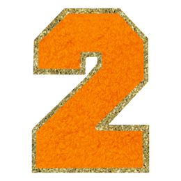 Bildspel - Tygmärke Siffra Orange