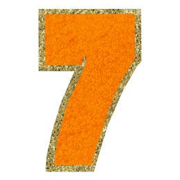 Bildspel - Tygmärke Siffra Orange