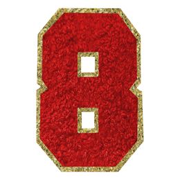 Lysbildefremvisning - Stoffmerke Rødt Tall