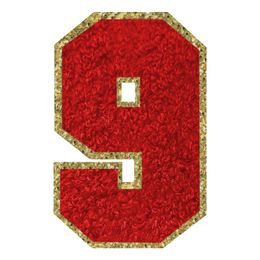 Lysbildefremvisning - Stoffmerke Rødt Tall