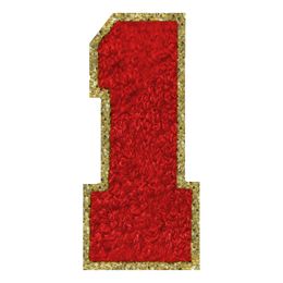 Lysbildefremvisning - Stoffmerke Rødt Tall