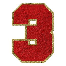 Lysbildefremvisning - Stoffmerke Rødt Tall