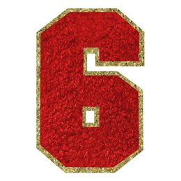 Lysbildefremvisning - Stoffmerke Rødt Tall