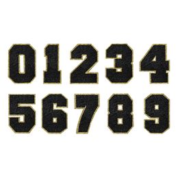 Tygmärke Siffra Svart
