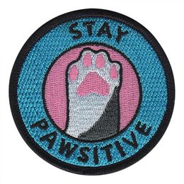 Tygmärke Stay Pawsitive