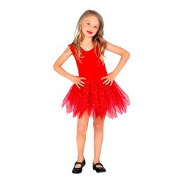 Bildspel - Tyllkjol Barn Glittrande Röd