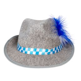 Bildspel - Tyrolerhatt Grå med Fjäder
