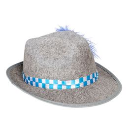 Bildspel - Tyrolerhatt Grå med Fjäder
