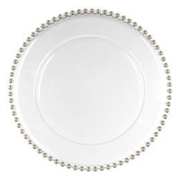 Underläggstallrik Transparent med Pärlor