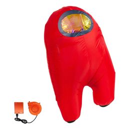 Bildspel - Among Us Uppblåsbar Maskeraddräkt