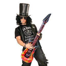 Lysbildefremvisning - Oppustelig Elguitar med Flammer