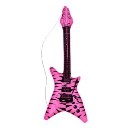 Lysbildefremvisning - Oppustelig Elguitar Zebramønstret