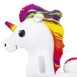 Bildspel - Uppblåsbar Enhörning Badmadrass