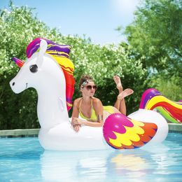 Bildspel - Uppblåsbar Enhörning Badmadrass