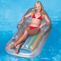 Bildspel - Uppblåsbar Fåtölj Badmadrass