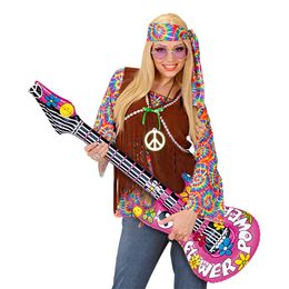 Uppblåsbar Gitarr Flower Power