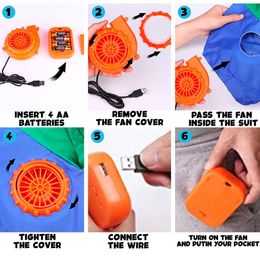 Bildspel - Uppblåsbar Haj Maskeraddräkt