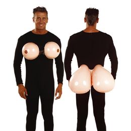 Uppblåsbar Jätterumpa & Bröst