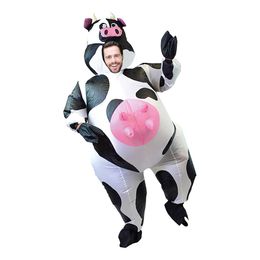 Uppblåsbar Ko med Juver Maskeraddräkt
