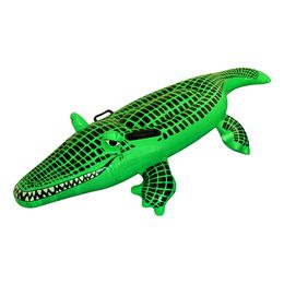 Uppblåsbar Krokodil Badmadrass