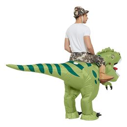 Bildspel - Uppblåsbar Ridande T-Rex Maskeraddräkt