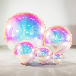 Bildspel - Uppblåsbar Spegelboll Iridescent