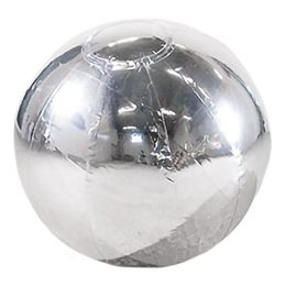 Bildspel - Uppblåsbar Spegelboll Silver
