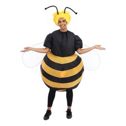 Uppblåsbart Bi Maskeraddräkt