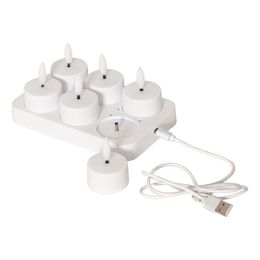 Uppladdningsbara LED Värmeljus