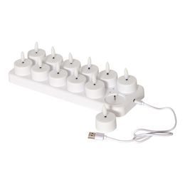 Bildspel - Uppladdningsbara LED Värmeljus