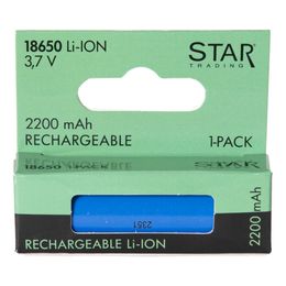 Uppladdningsbart 3,7V LI-ION Batteri 18650 2200 mAh