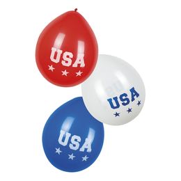 USA Ballonger Röd/Vit/Blå