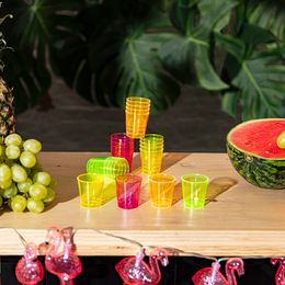 Lysbildefremvisning - UV-Neon Shotglas