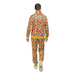 Bildspel - UV Pop Art Träningsoverall Herr Maskeraddräkt
