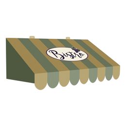 Diaesitys - Markiisi-seinäkoriste Café/Bistro