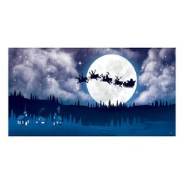 Vægdekoration Julemand med Kane