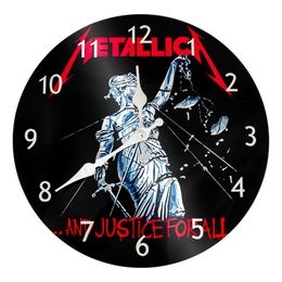 Väggklocka i Glas Metallica