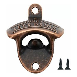 Lysbildefremvisning - Veggmontert Flaskeåpner Fuck It