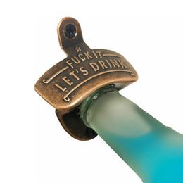 Lysbildefremvisning - Veggmontert Flaskeåpner Fuck It