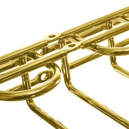 Lysbildefremvisning - Vægmonteret Vinglasholder Guld