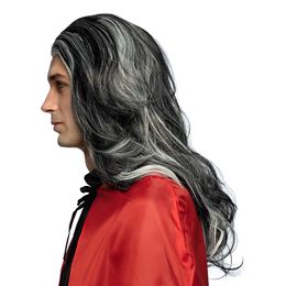 Bildspel - Vampyr Svart/Vit Peruk