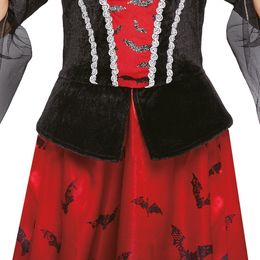 Bildspel - Vampyrklänning Barn Maskeraddräkt