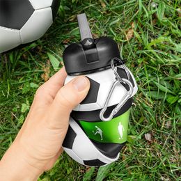 Lysbildefremvisning - Vandflaske Sammenfoldelig Fodbold