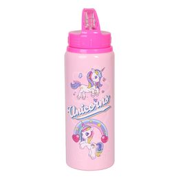Vattenflaska Unicorn Rosa i Aluminium