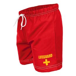 Lysbildefremvisning - Vannløselige Badeshorts Rød